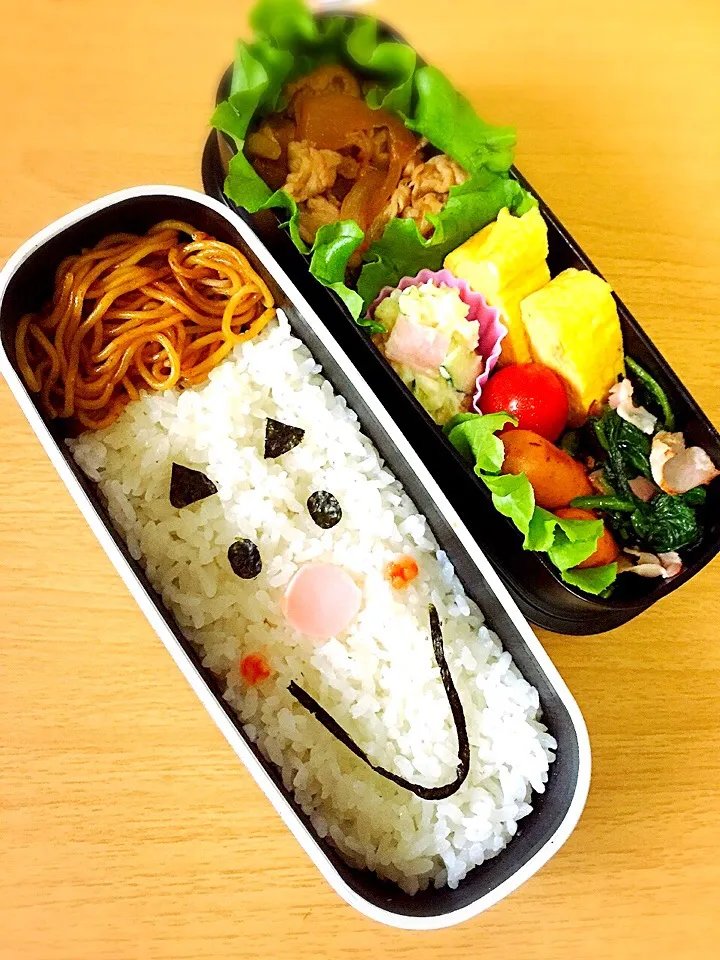 久々のお弁当☆顔弁|ゆみえさん