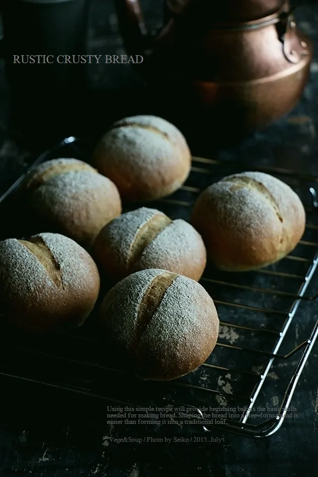 カイザー・ゼンメルの生地で作る、ドイツ風の丸パン #VegeAndSoup|晴子さん