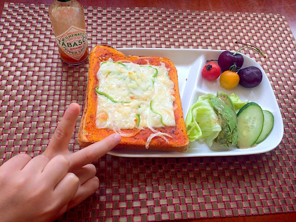 Pizza Toast🍕ピザトースト by son|🌈Ami🍻さん