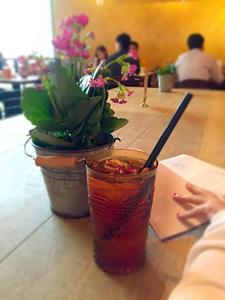 Rose jelly iced tea|meng mengさん