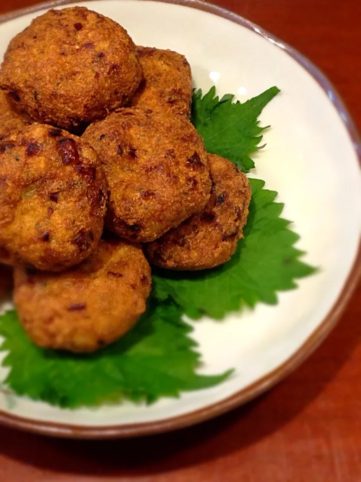 まるまさんの料理 ツナと豆腐の落とし揚げ|hannahさん