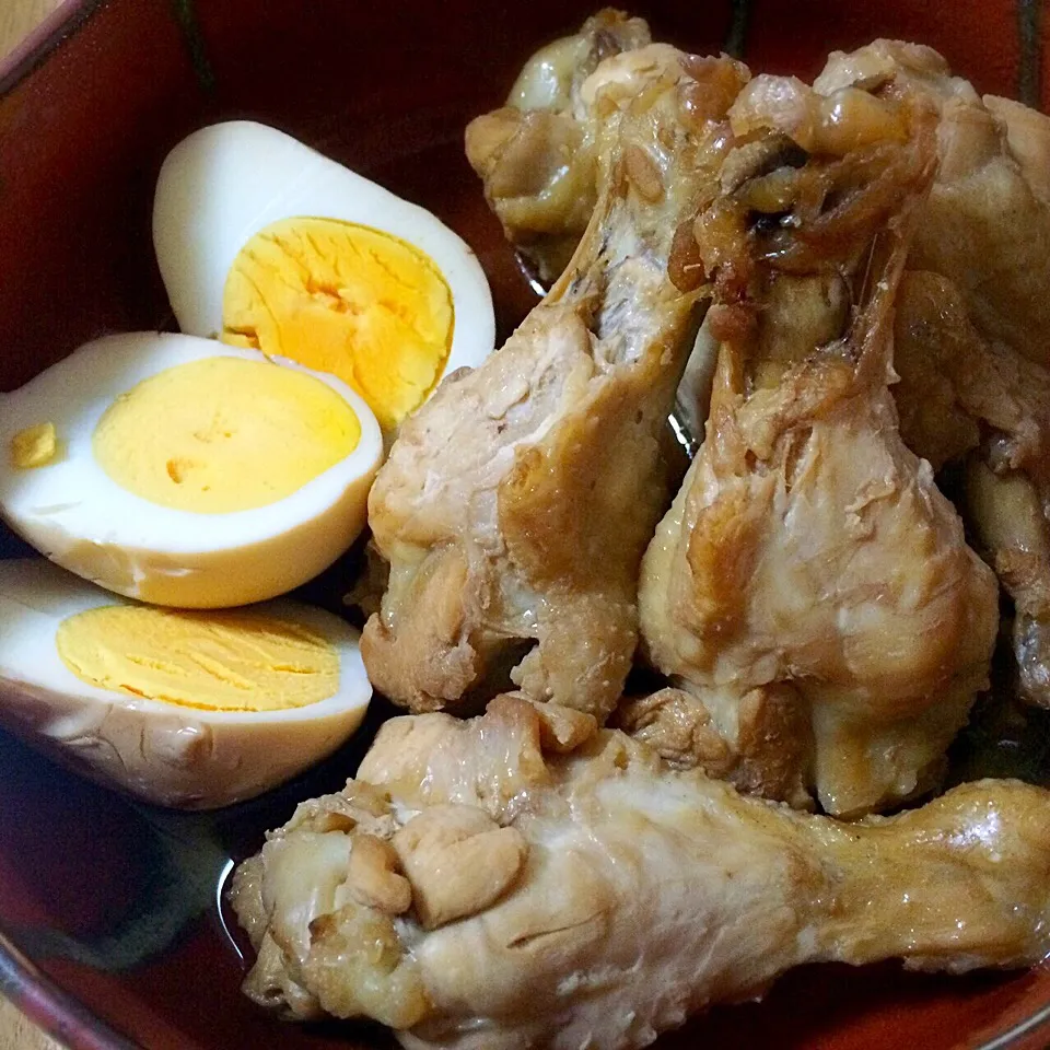 鶏肉と玉子の甘酢醤油煮|mi〜さん