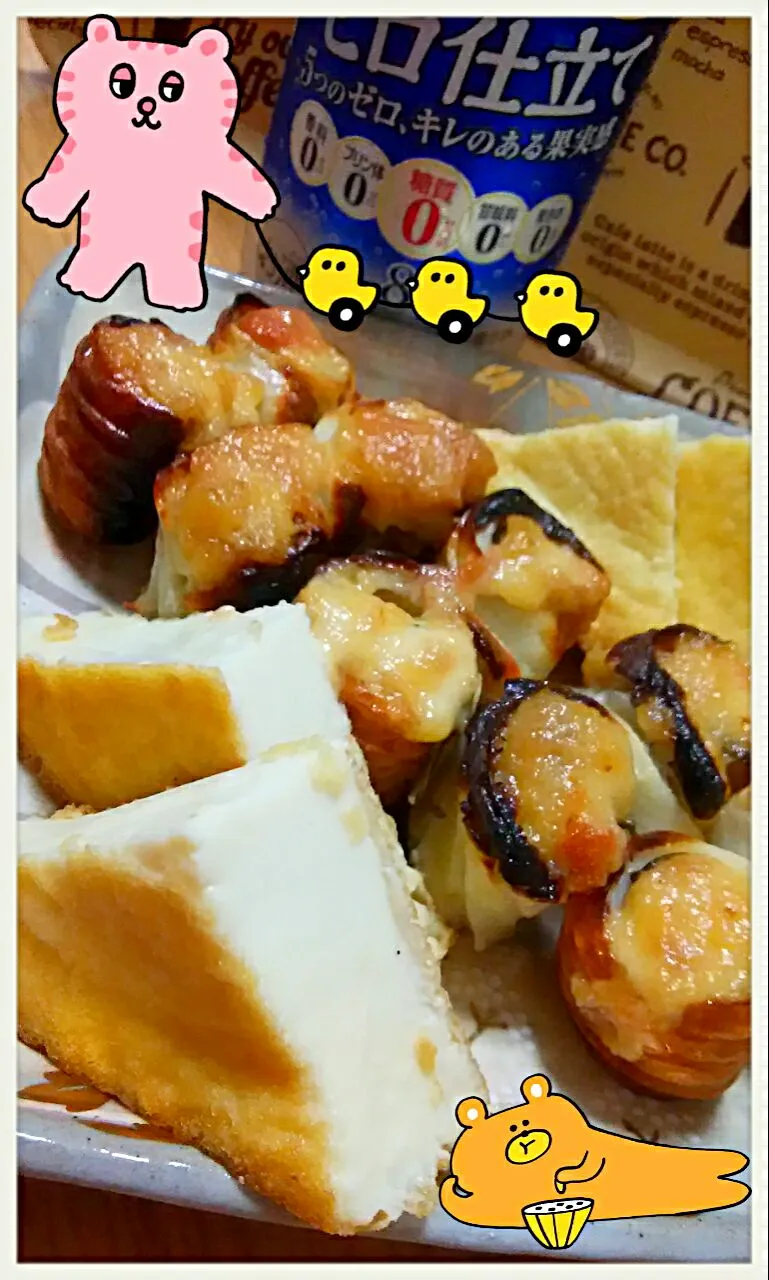 Tomoko Itoさんのちくわのクルクル梅マヨ&ツナ大葉マッキー💕
焼きすぎたぁぁぁ😵💦でも、お味は大丈夫ぃ❗|ひとみんΨ(*´∀｀)Ψさん