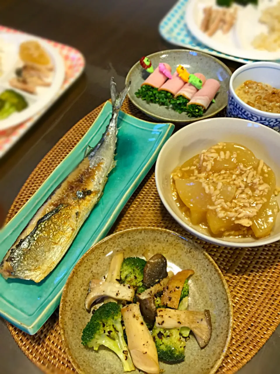 Snapdishの料理写真:【7/10夕食】 秋刀魚と大根|ゴマあやさん