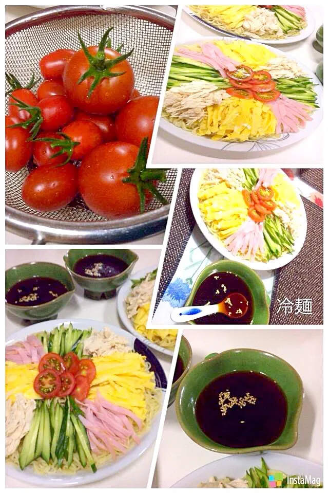 暑い木曜日の夜に冷麺(*^o^*)。July 9,2015 dinner menu...|Jane's style of cookingさん