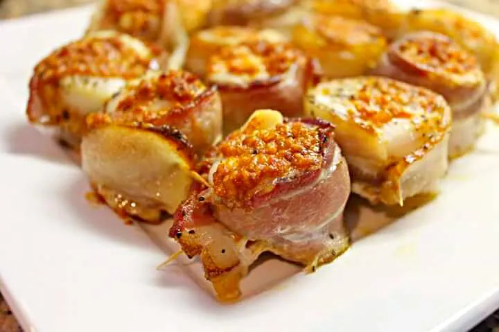 garlic Dijon bacon wrapped mustard|CHUENCHAIさん