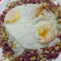 Snapdishの料理写真:My Cornsilog!|Irene Lee Del Rosarioさん