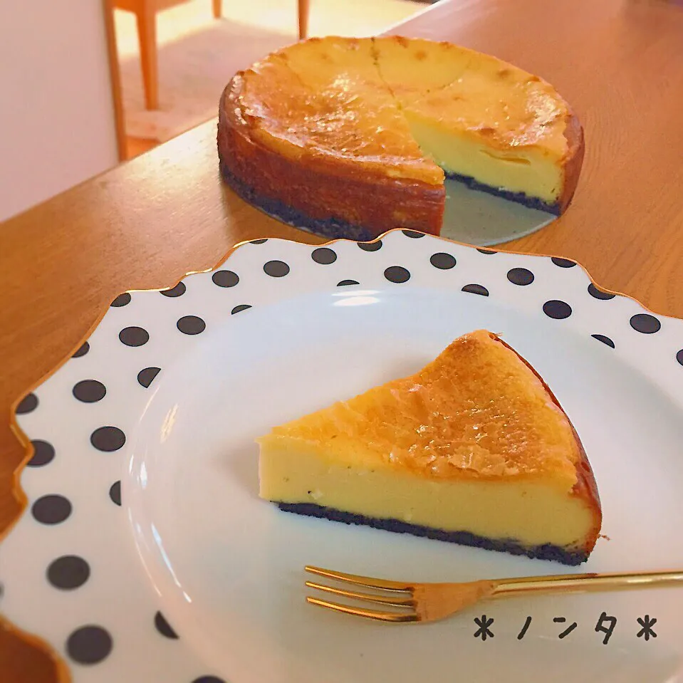 ベイクドチーズケーキ♡レシピ付♡|＊ノンタ＊さん