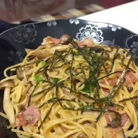 和風きのこパスタ|ぐるみっちょんさん