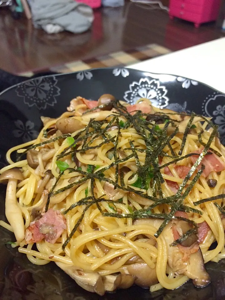 和風きのこパスタ|ぐるみっちょんさん