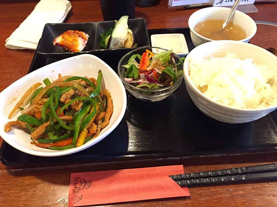 豚肉とピーマンの醤油炒め(^O^)／|すかラインさん