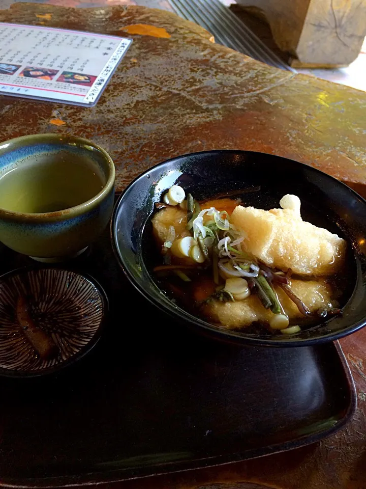 Snapdishの料理写真:揚げ餅のお雑煮|makiさん