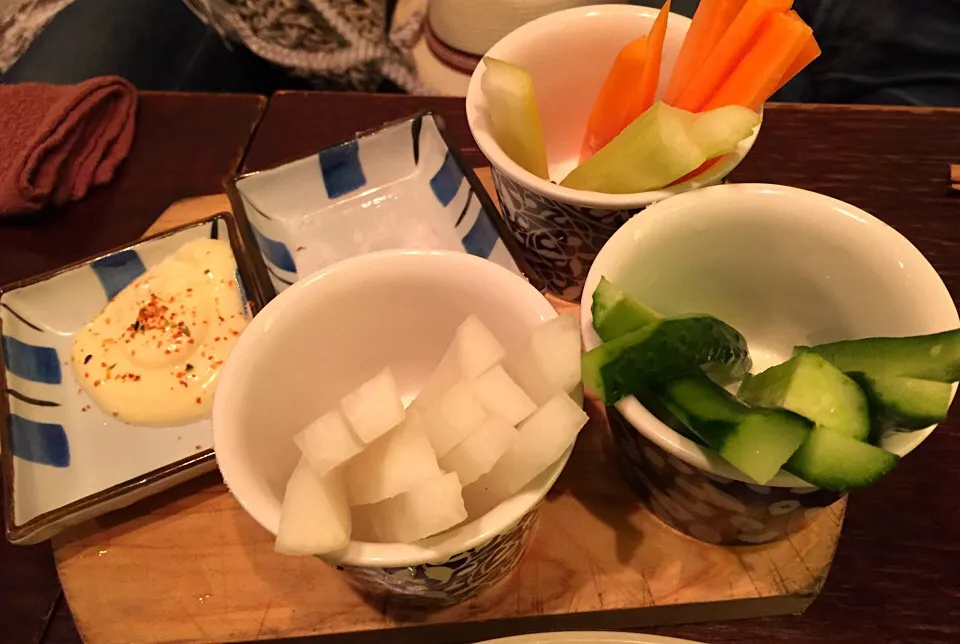 Snapdishの料理写真:野菜スティック〜🎵ベジタブリアン〜🎵|きのすけ〜さん