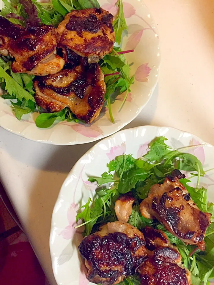 鶏肉の塩麹焼きと野菜のマリネーゼ|のろさん