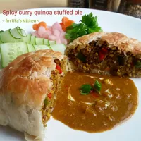 【*☆カレーキヌア&チーズのパイ生地包み☆*】