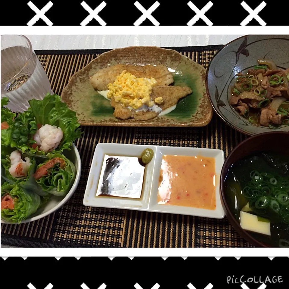 Snapdishの料理写真:夜御飯(๑′ᴗ‵๑)|ちさ♪(๑ᴖ◡ᴖ๑)♪さん