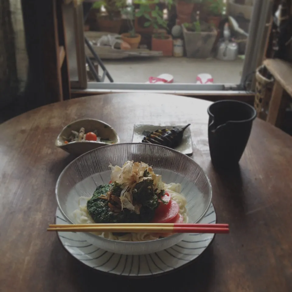 Snapdishの料理写真:“ 梅雨の合間の ”|おたんこ食堂  d□~°さん