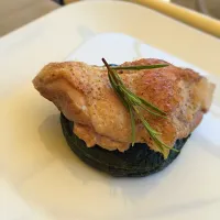 Chicken with spinach|joyさん