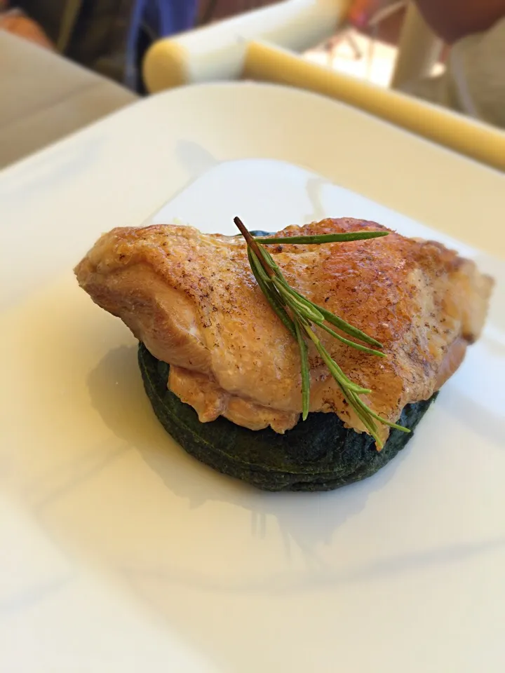 Chicken with spinach|joyさん