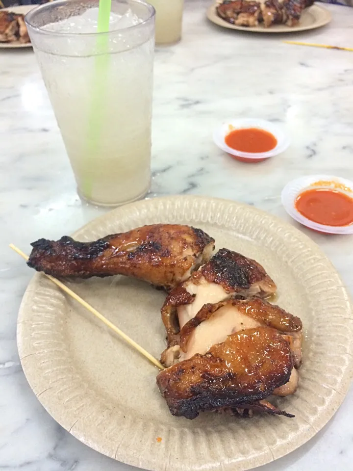 Grilled Chicken Leg & Nutmeg Juice|willklhさん