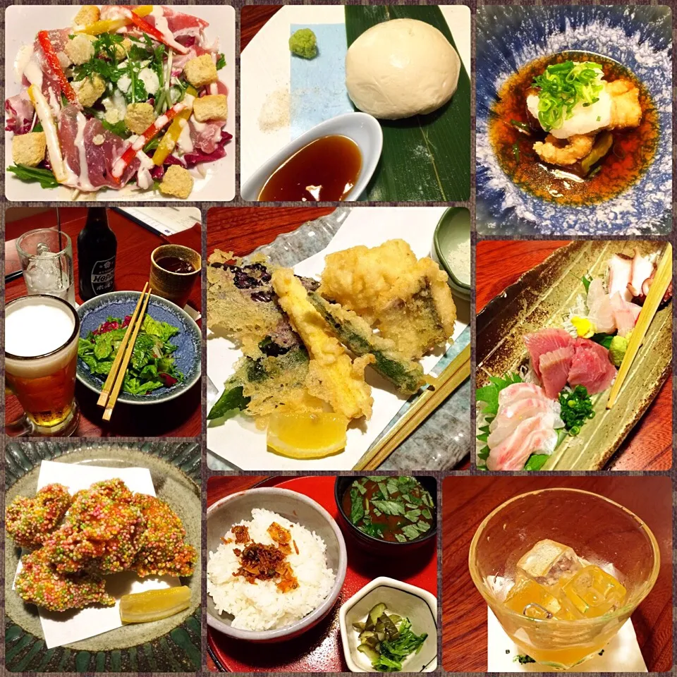 Snapdishの料理写真:今日の夜は外食でした❤︎旬のおばんざい 地魚・地酒”京町家''|Makinsさん