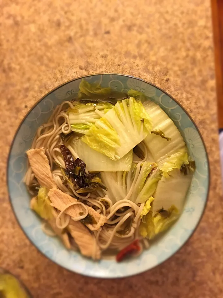 Snapdishの料理写真:Home cooked noodles|Forestie Davidさん