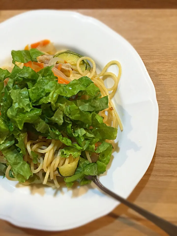 zucchiniのポークパスタ|Naccoさん