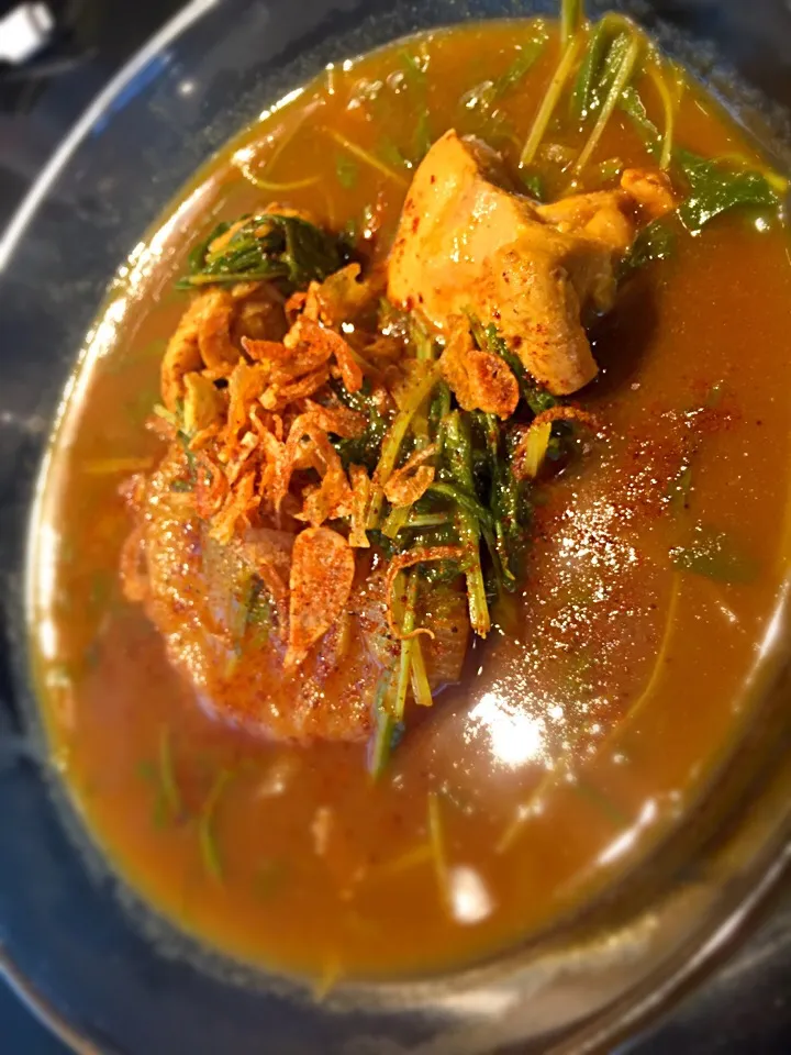 大根と水菜のチキンカレー|takarkiさん