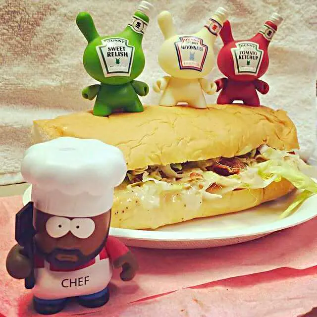 turkey bacon submarine sandwich|CHUENCHAIさん