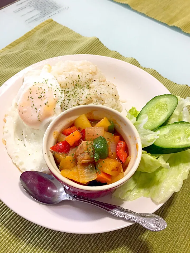 カラフル野菜カレー|ぽんさん