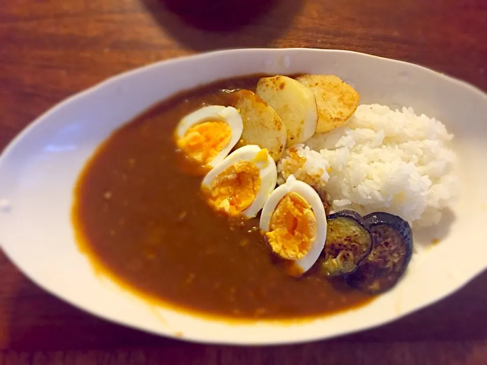 野菜のカレーはグリルしてあとのせ|tesasakiさん