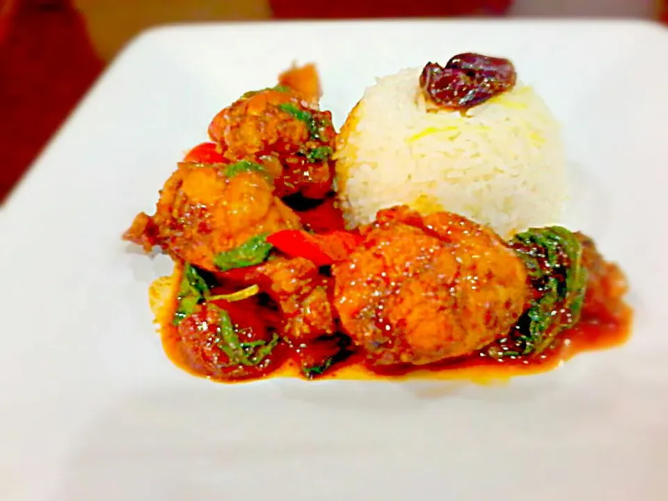 Tomatoe Chicken w/ Basil 😄😘😋|🌼 Pooja's Kitchenette 🌼さん