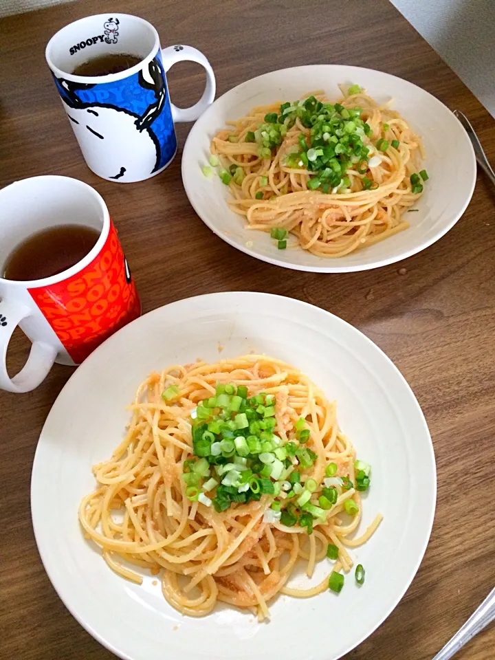 和風明太子パスタ|リトルグリーンカレーさん