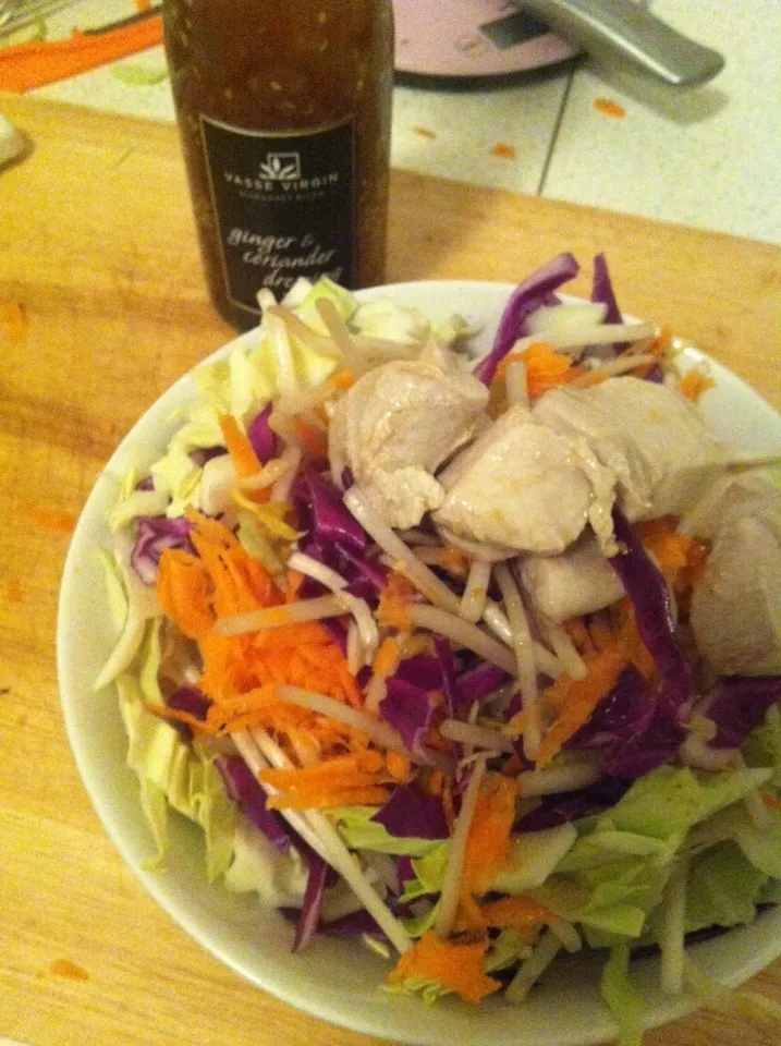 Snapdishの料理写真:Chicken coleslaw|Hannah Mansfieldさん