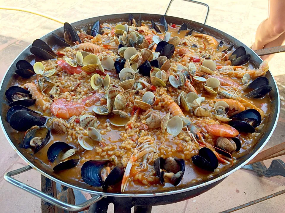 2/3 #paella #xupxup #homemade #outdoor|De Pupesさん