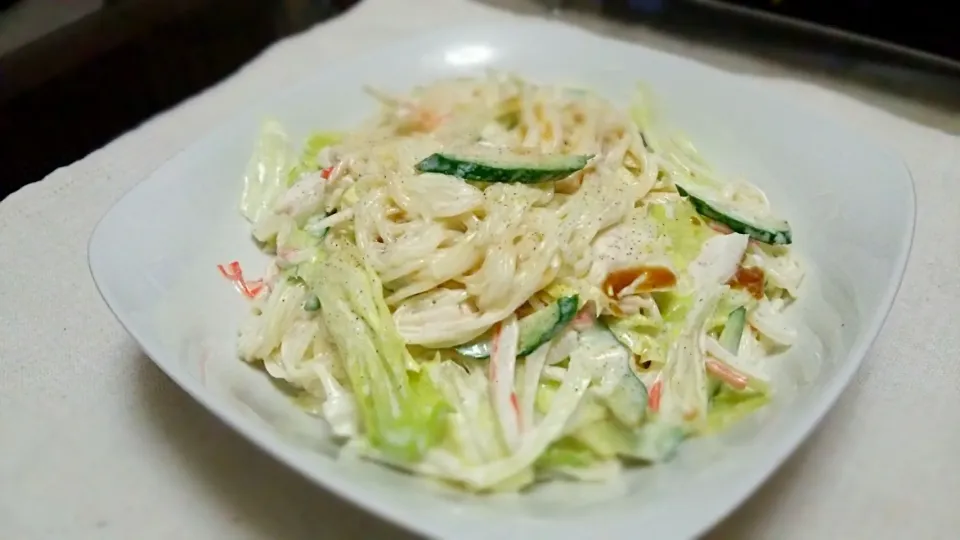 素麺ｻﾗﾀﾞ～
の晩御飯✨
ﾔﾙ気ｾﾞﾛ…笑|kaz(*･ω･)さん