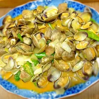 Snapdishの料理写真:ผัดหอยลาย🐚🐚