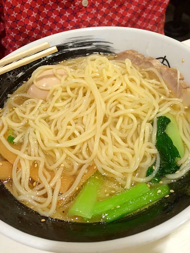 淡麗塩ラーメン！撮る前に父上食べちゃった…(´Д` )♡7/12|ちび太さん