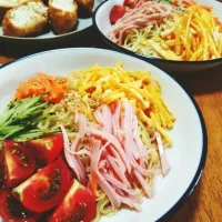 Snapdishの料理写真:冷やし中華🌞🎆🎇