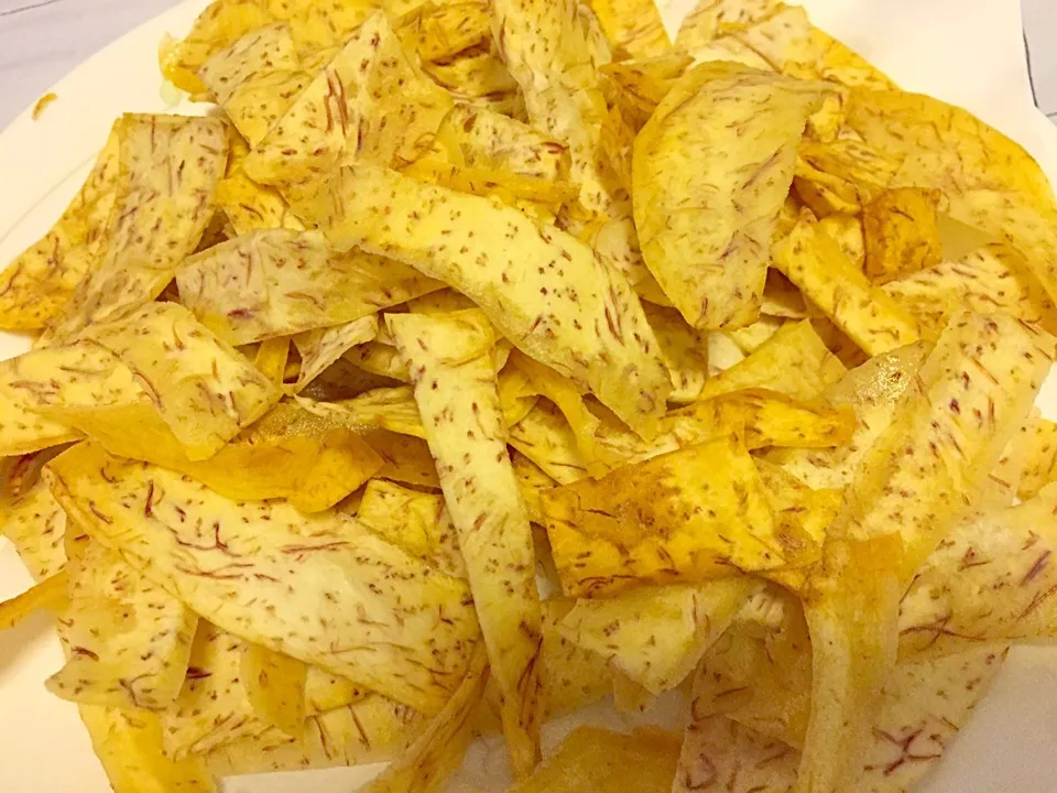 Fresh yam chips|sgさん