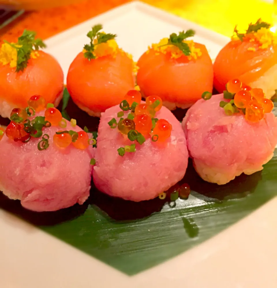 二種の手まり寿司|tonさん