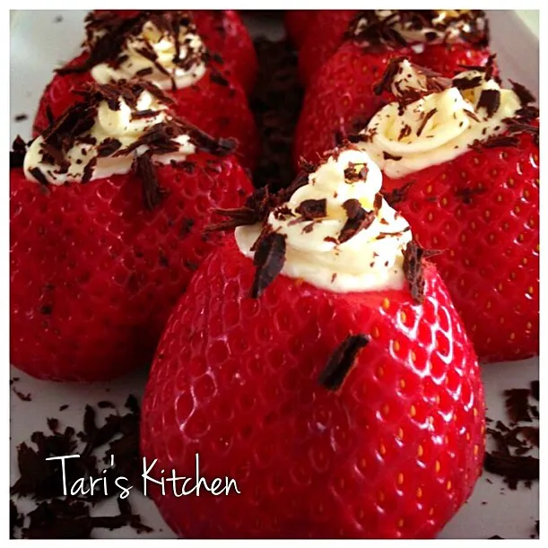 Strawberries Cream cheese|Tari's Kitchenさん