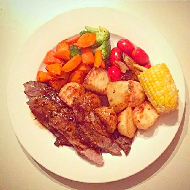 Snapdishの料理写真:dinner tonight july 12,2015|CHUENCHAIさん