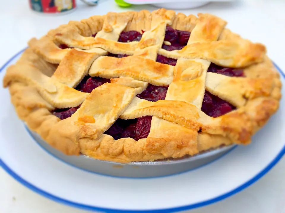 Snapdishの料理写真:Cherry pie|Mikiさん