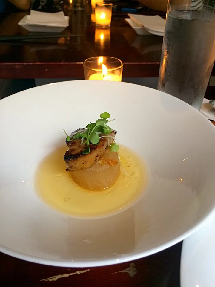 Miso foie gras with daikon|imashさん