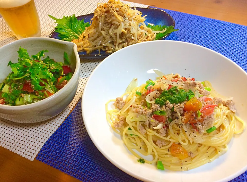 Snapdishの料理写真:先週木曜だったかな？晩ご飯|ぷっくりんこ💙さん