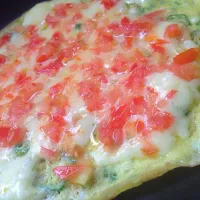 Snapdishの料理写真:Egg pizza|A型小P孩儿さん