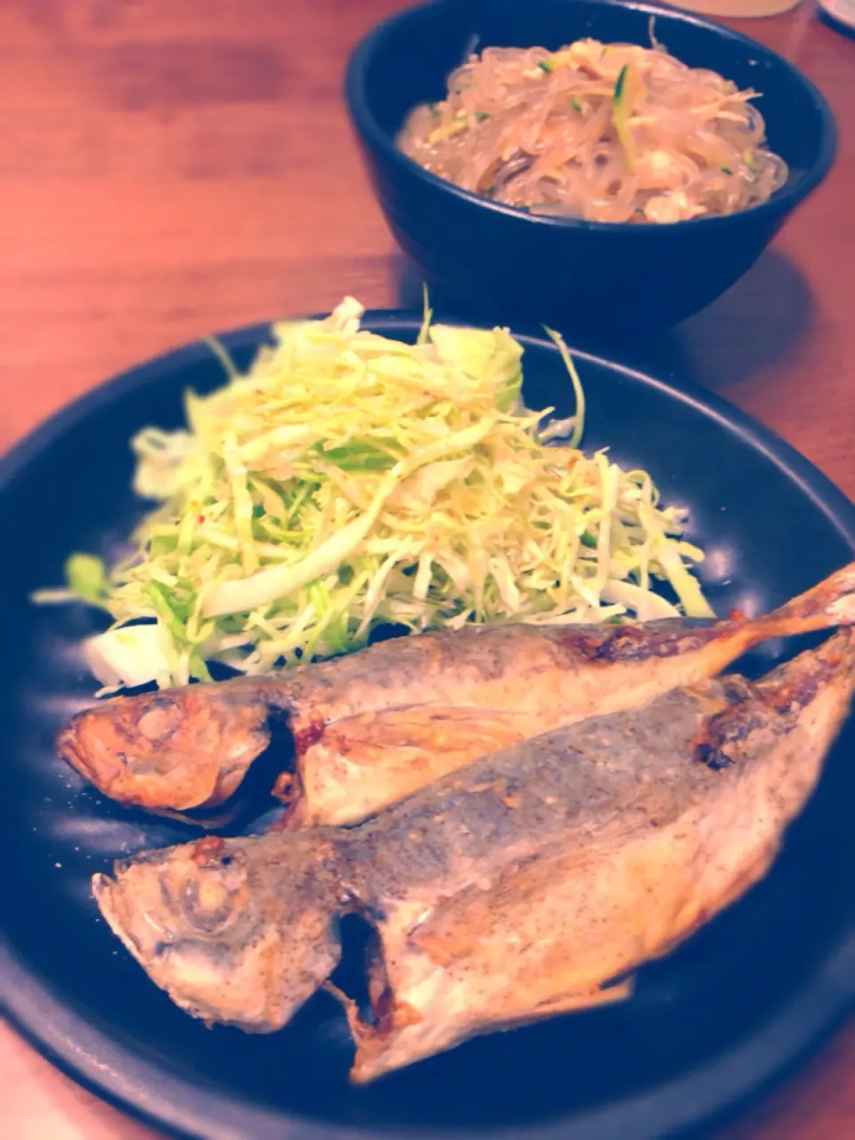 今晩は小アジの唐揚げ〜🐟🔥と、とり酢♪|キミーさん