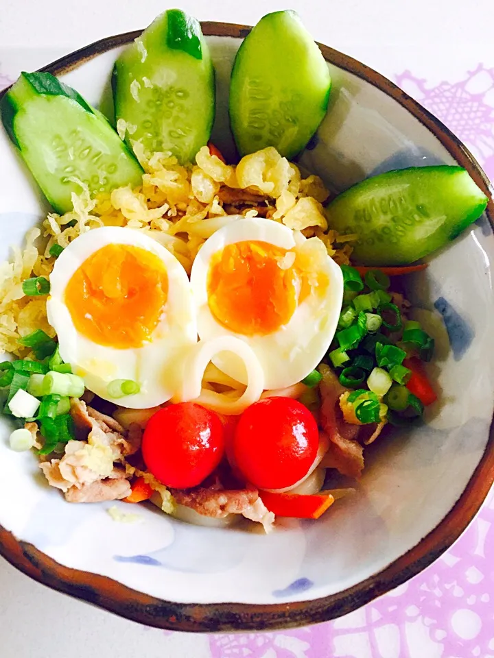 ねるい ぶっかけ うどん😋😋|クッキーさん