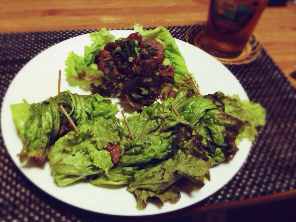 Meat lettuce rolls|Vanessa Hasebeさん